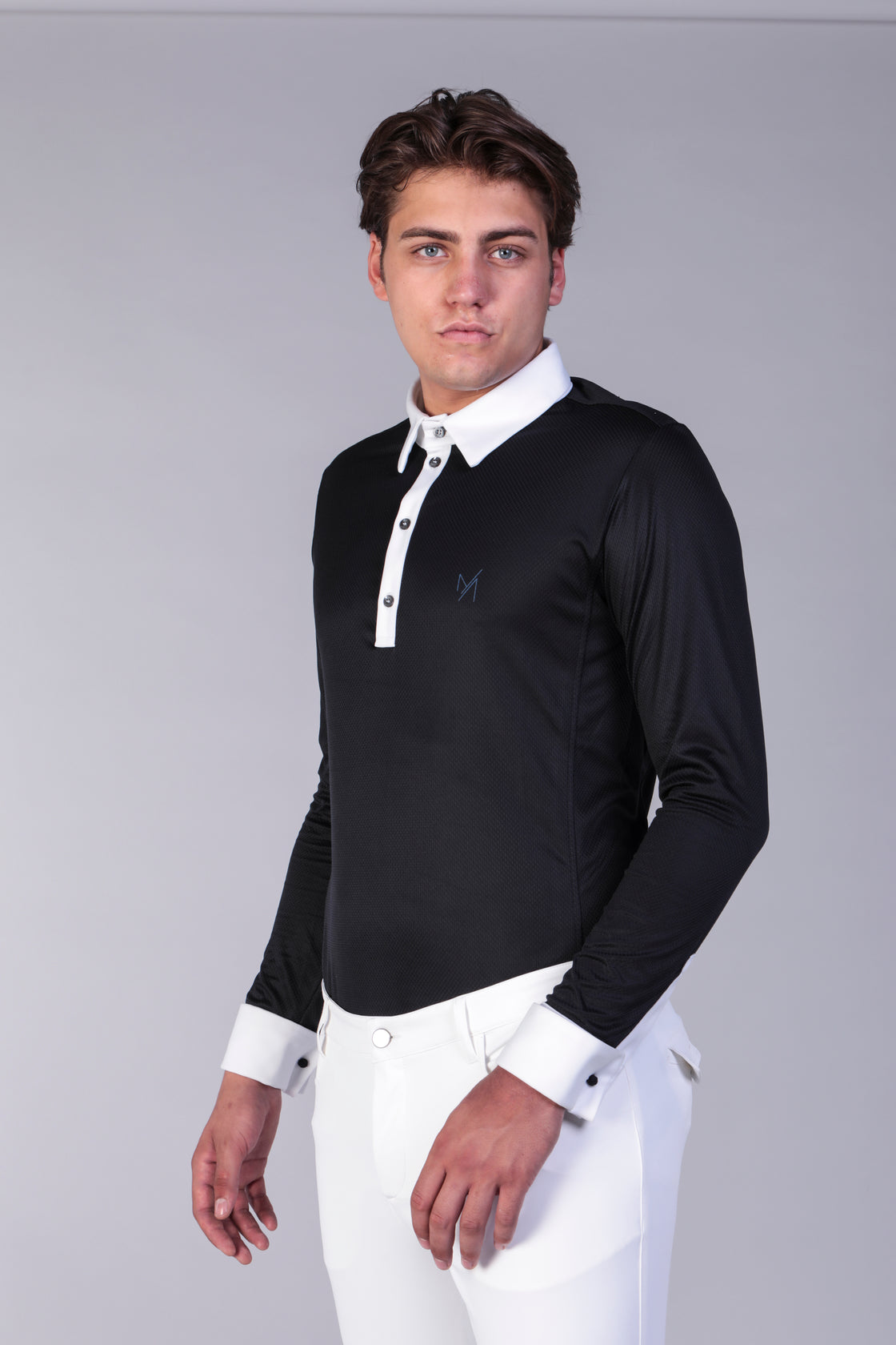 Polo Manica lunga con bottoni